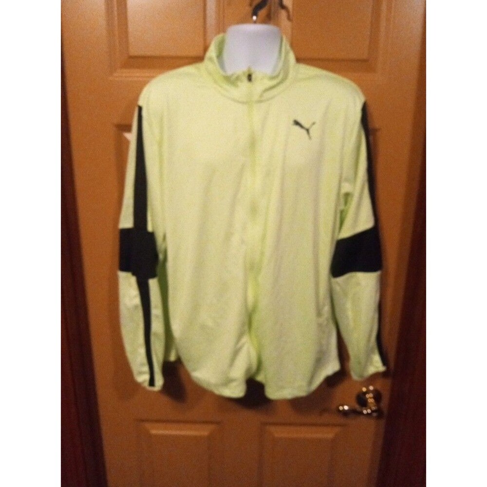 PUMA Training Colorblock Track Jacket Sweater Sport Retro Men's Full Zip Sz XL